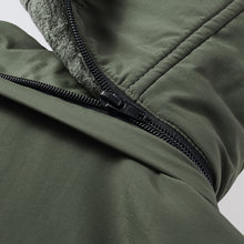 Load image into Gallery viewer, Customize Men's Winter Fleece Lined Vest Detachable Hood Sleeveless Jacket