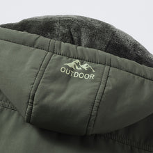 Load image into Gallery viewer, Customize Men's Winter Fleece Lined Vest Detachable Hood Sleeveless Jacket