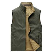 Load image into Gallery viewer, Wholesale Men's Cotton Reversible Vest Sleeveless Jacket