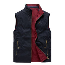 Load image into Gallery viewer, Wholesale Men's Cotton Reversible Vest Sleeveless Jacket