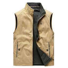 Load image into Gallery viewer, Wholesale Men's Cotton Reversible Vest Sleeveless Jacket