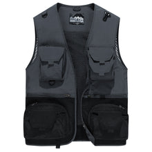 Load image into Gallery viewer, Custom Men's Daily Casual Multi Pockets Vest