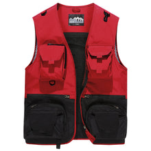 Load image into Gallery viewer, Custom Men's Daily Casual Multi Pockets Vest
