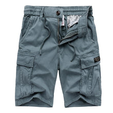 Load image into Gallery viewer, Custom Men's Stretch Cotton Washed Cargo Shorts 603