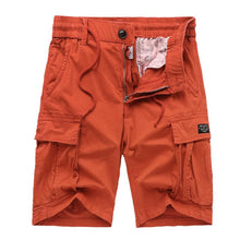 Load image into Gallery viewer, Custom Men's Stretch Cotton Washed Cargo Shorts 603