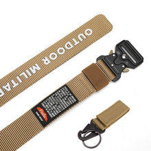 Load image into Gallery viewer, Wholesale Men's Tactical Outdoor Canvas Belt 125-140cm Long