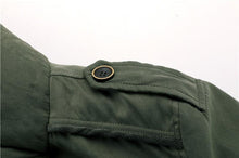 Load image into Gallery viewer, Wholesale Men's Winter Sherpa Fleeced Lined Cotton Hooded Hiking Jacket