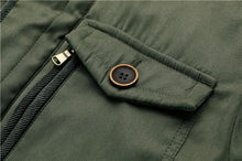 Load image into Gallery viewer, Wholesale Men's Winter Sherpa Fleeced Lined Cotton Hooded Hiking Jacket