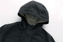 Load image into Gallery viewer, Wholesale Men's Thick Warm Hooded Jacket Sherpa Fleece Lined