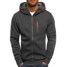 Load image into Gallery viewer, Custom Men's Casual Zipper Sweatshirts Hooded Outerwear