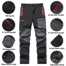 Load image into Gallery viewer, Wholesale Men&#39;s Waterproof Lightweight Hiking Pants 1508

