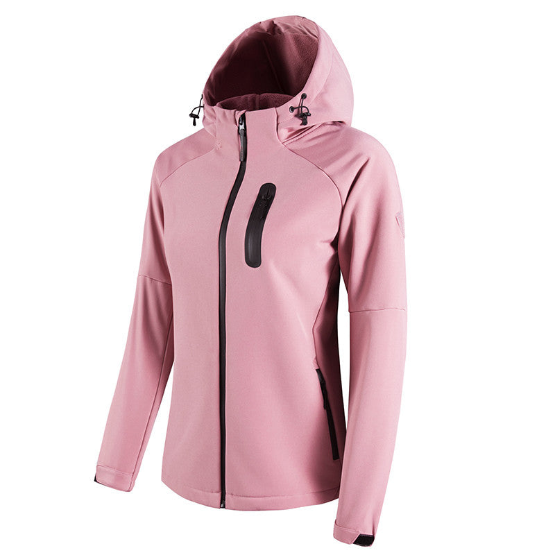 Wholesale Women's Outdoor Windbreaker Softshell Hiking Jacket
