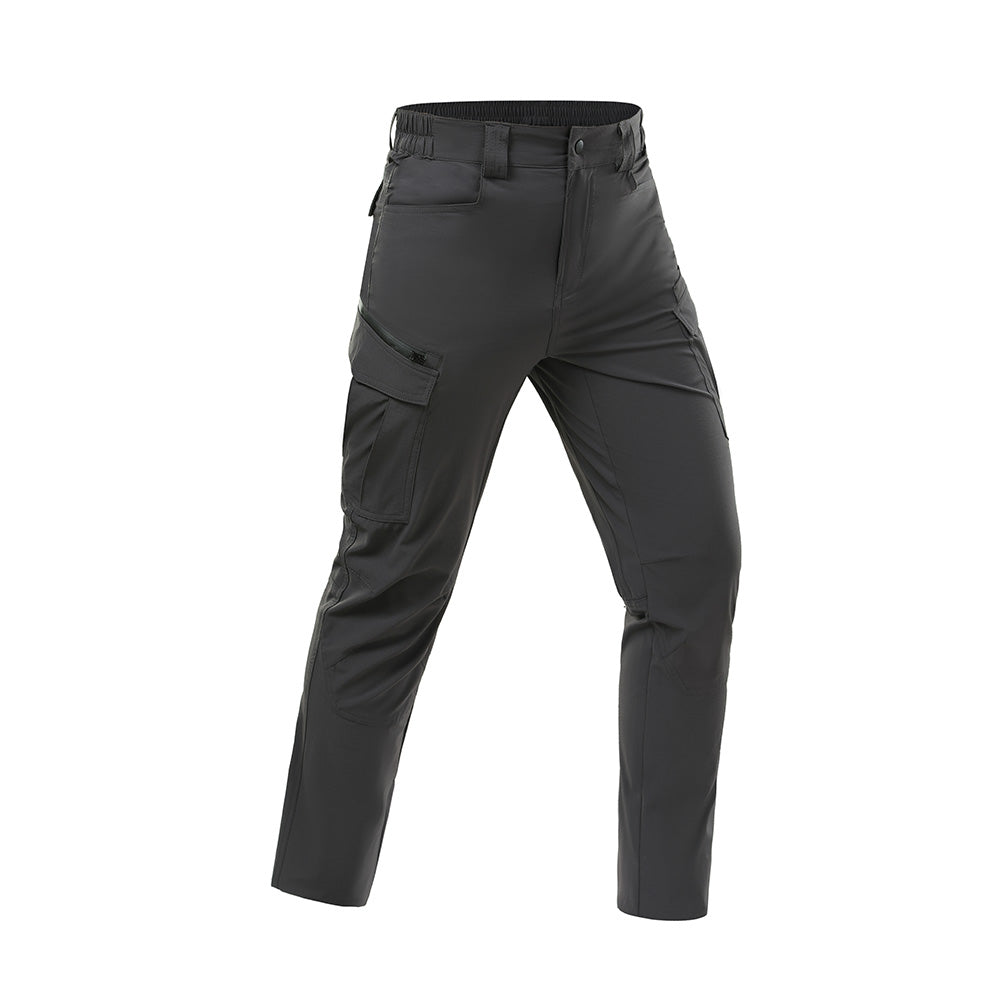 Wholesale Men's Waterproof Tactical Cargo Pants with  7 Zipper Pockets 1882