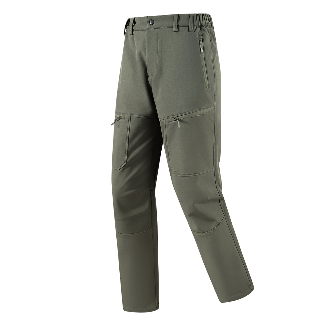 Wholesale Men's Polar Fleece Lined Snow Skiing Pants for Winter