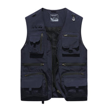 Load image into Gallery viewer, Wholesale Men&#39;s Quick Drying Multi Pockets Fishing Vest
