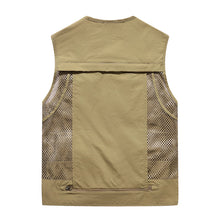Load image into Gallery viewer, Wholesale Men&#39;s Quick Drying Multi Pockets Fishing Vest
