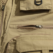 Load image into Gallery viewer, Wholesale Men&#39;s Quick Drying Multi Pockets Fishing Vest
