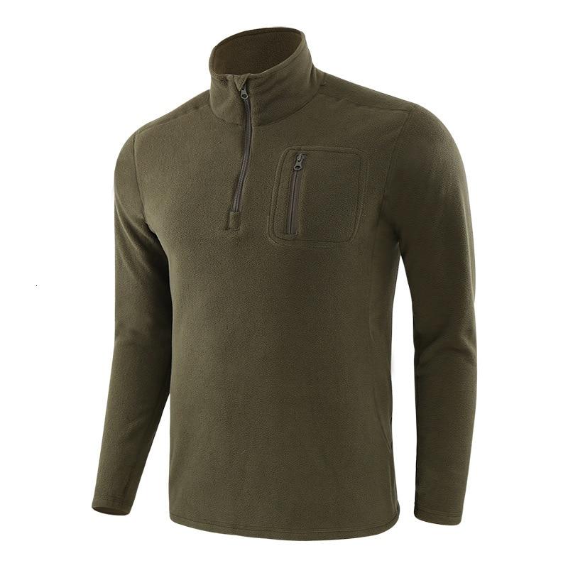 Wholesale Men's Warm Brushed Tshirt Military Tactical Jacket