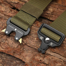 Load image into Gallery viewer, Wholesale Men&#39;s Tactical Outdoor Canvas Belt 125-140cm Long
