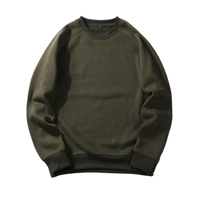 Custom Men's All Seasons Basic Round Neck Sweatshirt