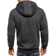 Load image into Gallery viewer, Custom Men&#39;s Casual Zipper Sweatshirts Hooded Outerwear
